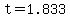 t=1.833