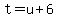 t=u%2B6