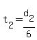 t%5B2%5D+=+d%5B2%5D%2F6