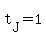 t%5BJ%5D+=+1