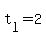 t[l]=2