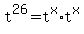t%5E26=t%5Ex%2At%5Ex