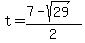 t+=+%287+-+sqrt%2829%29%29%2F2+