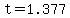 t+=+1.377