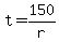t+=+150%2Fr