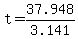 t+=+37.948+%2F+3.141