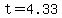 t = 4.33