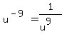 u%5E%28-9%29=1%2F%28u%5E9%29