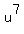 u%5E7