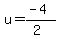 u+=++%28-4%29%2F%282%29