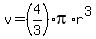 v=%284%2F3%29%2Api%2Ar%5E3
