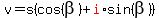 v=s%28cos%28beta%29%2Bred%28i%29%2Asin%28beta%29%29