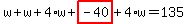 w%2Bw%2B4%2Aw%2Bhighlight_red%28+-40+%29%2B4%2Aw=135