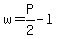 w=P%2F2-l