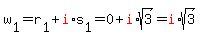 w%5B1%5D+=+r%5B1%5D+%2B+red%28i%29%2As%5B1%5D+=+0+%2B+red%28i%29%2Asqrt%283%29+=+red%28i%29%2Asqrt%283%29