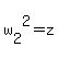 w%5B2%5D%5E2+=+z