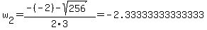 w%5B2%5D+=+%28-%28-2%29-sqrt%28+256+%29%29%2F2%5C3+=+-2.33333333333333