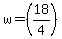 w+=+%2818%2F4%29