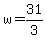 w+=+31%2F3