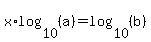x%2Alog%2810%2C%28a%29%29=log%2810%2C%28b%29%29