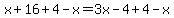 x%2B16%2B4-x=3x-4%2B4-x