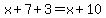 x%2B7%2B3+=+x%2B10