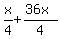 x%2F4%2B%2836x%29%2F4