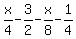 x%2F4+-+3%2F2+-+x%2F8+-+1%2F4