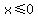 x%3C=0