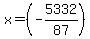 x=%28-53+32%2F87%29%29%2F%28-20%29