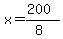 x=%28200%29%2F%288%29