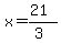 x=%2821%29%2F%283%29