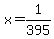 x=1%2F395