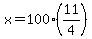 x=100%2811%2F4%29