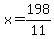 x=198%2F11