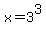 x=3%5E3