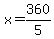 x=360%2F5