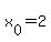 x[0]=2