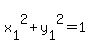 x%5B1%5D%5E2%2By%5B1%5D%5E2=1