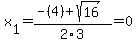 x%5B1%5D+=+%28-%284%29%2Bsqrt%28+16+%29%29%2F2%5C3+=+0