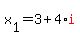 x%5B1%5D+=+3+%2B+4%2Ared%28i%29