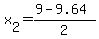 x%5B2%5D=%289+-+9.64+%29+%2F+2