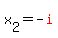 x%5B2%5D+=+-red%28i%29
