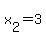 x%5B2%5D+=+3
