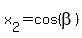 x%5B2%5D+=+cos%28beta%29