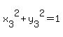 x%5B3%5D%5E2%2By%5B3%5D%5E2=1
