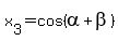 x%5B3%5D+=+cos%28alpha%2Bbeta%29