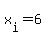 x%5Bi%5D+=+6
