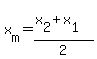 x%5Bm%5D+=+%28x%5B2%5D+%2B+x%5B1%5D%29+%2F+2