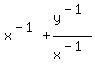 x%5E%28-1%29+%2B+y%5E%28-1%29%2Fx%5E%28-1%29